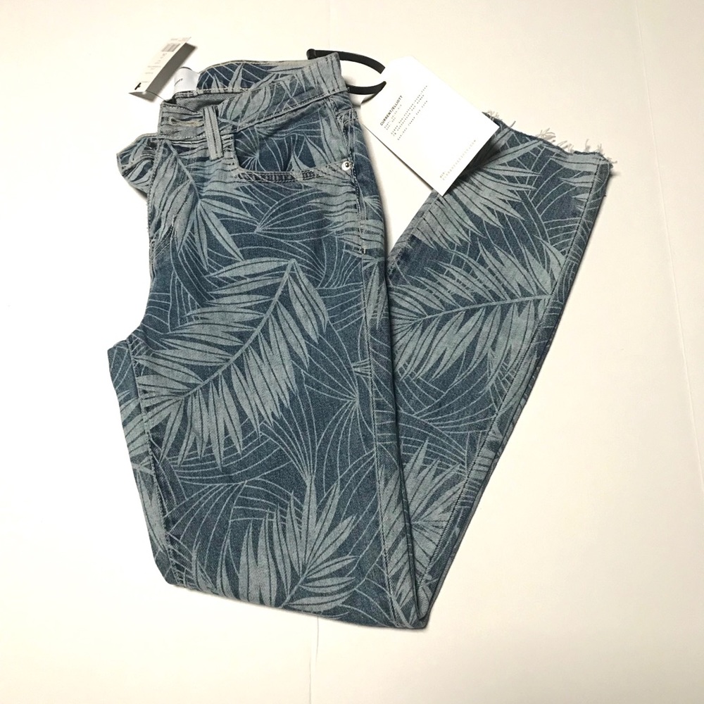 Current Elliot Stileto Leaf Print size 24
